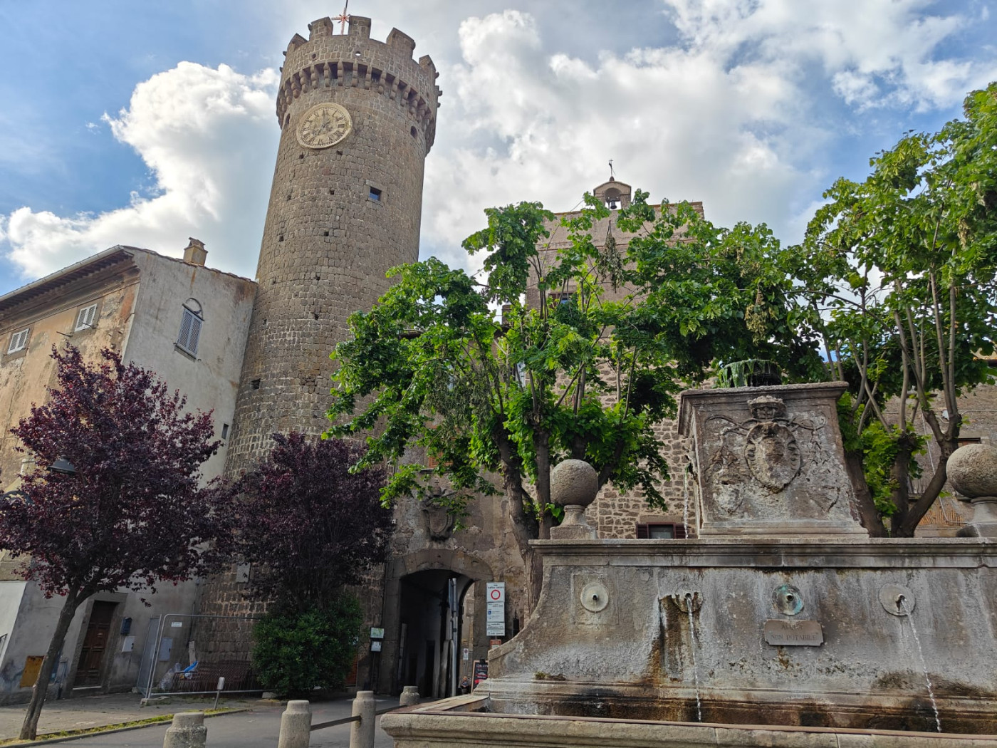 Torre circolare dell'Orologio, Bagnaia