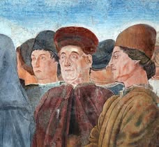 Al centro, Niccolò della Tuccia, dettaglio Cappella Mazzatosta (Viterbo)